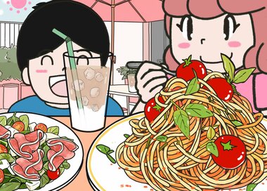 夏のランチは冷製パスタで決まり！…何かが違う？5つ見つけたらエラい間違い探し