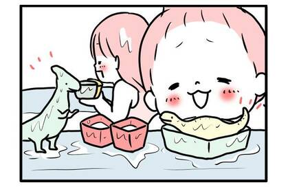 夏の娯楽といえば！子どもがはしゃぐビニールプール＜モチコの節約遊び＞