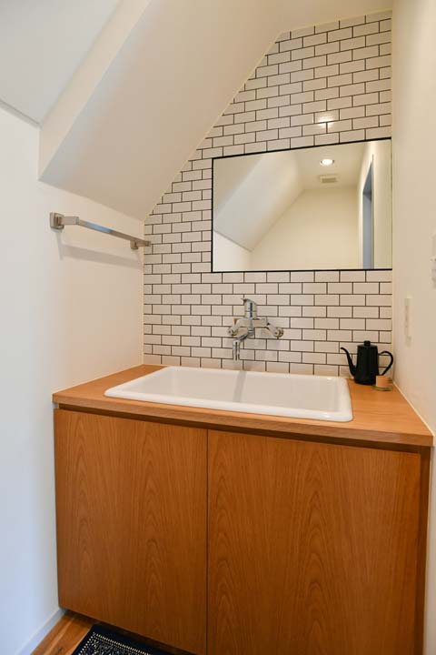 3階の北側にあるサニタリー