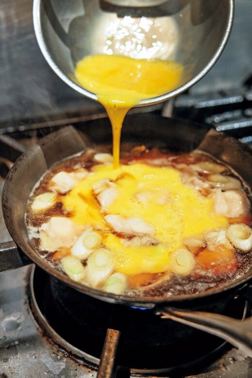 卵でとじる画像