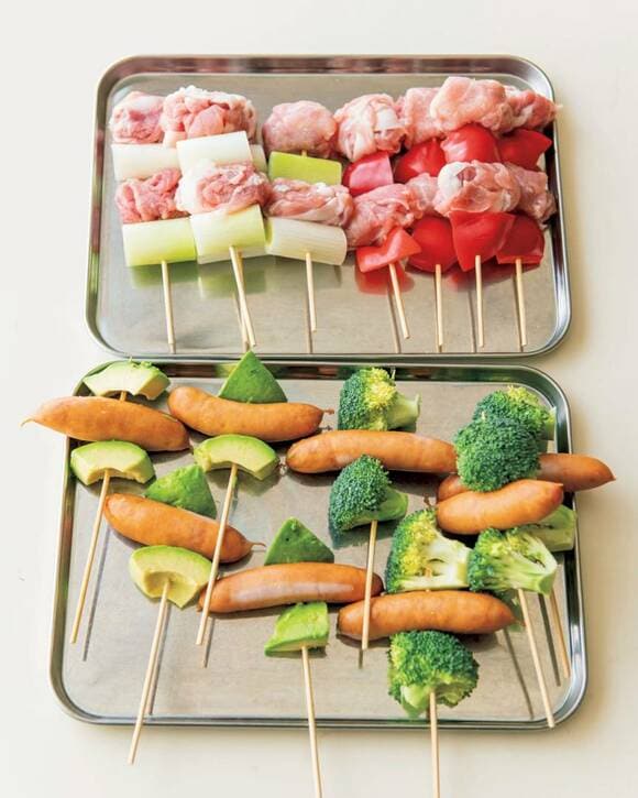 バットに串カツ