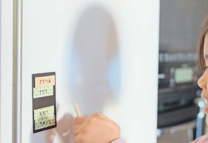 マグネットと女の子