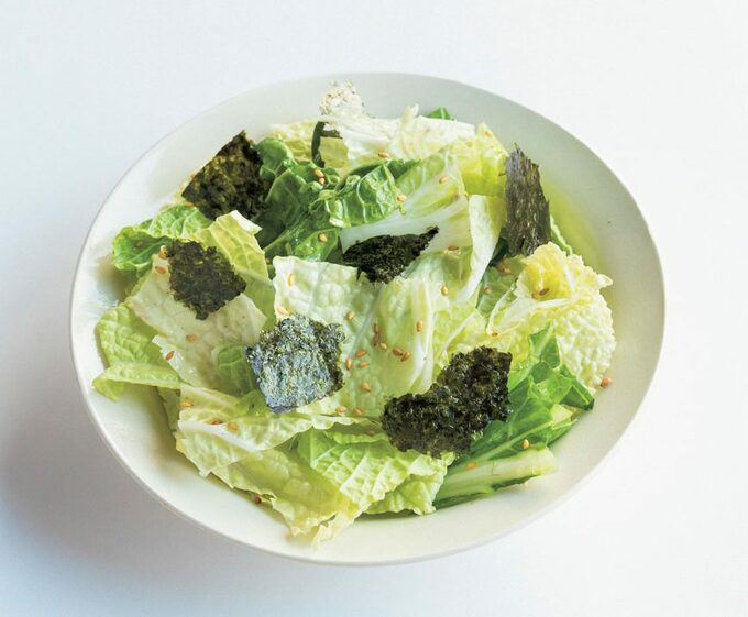 白菜とのりのチョレギサラダ