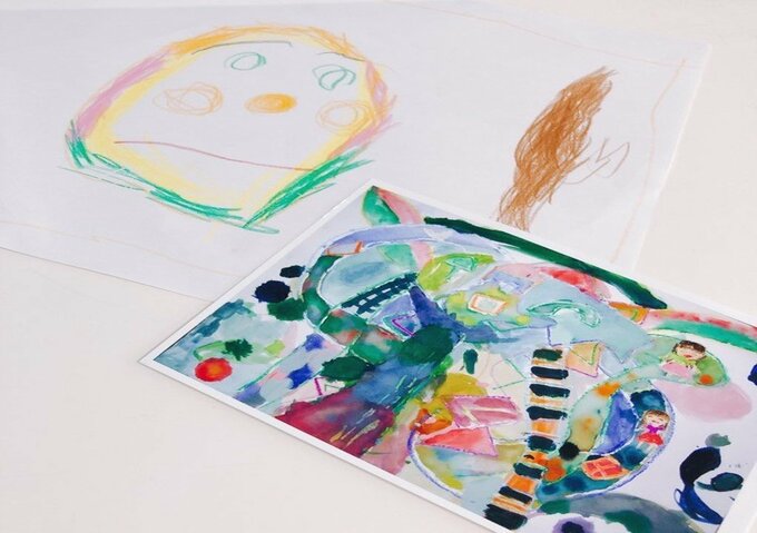 子どもが持って帰った制作物