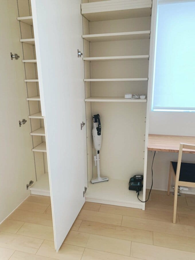 開きの収納