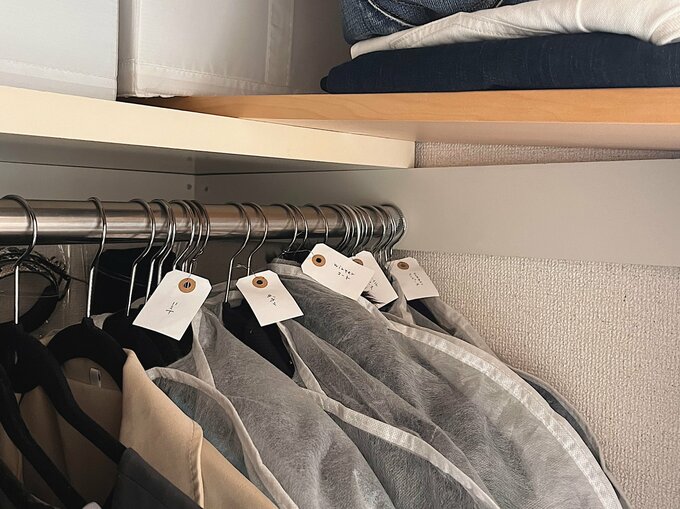 コートの保管方法