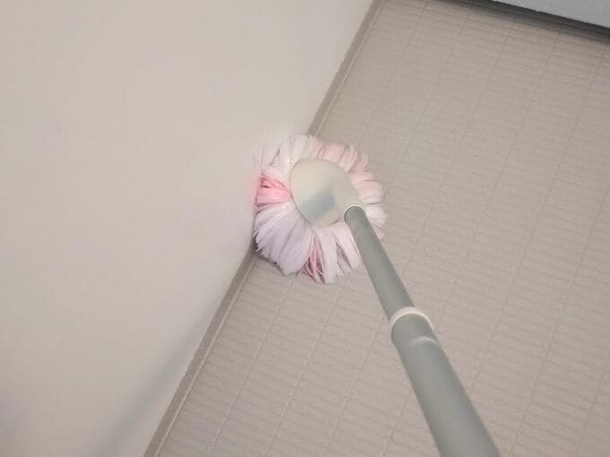 壁際も洗いやすい