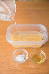 簡単！電子レンジパスタのゆで方