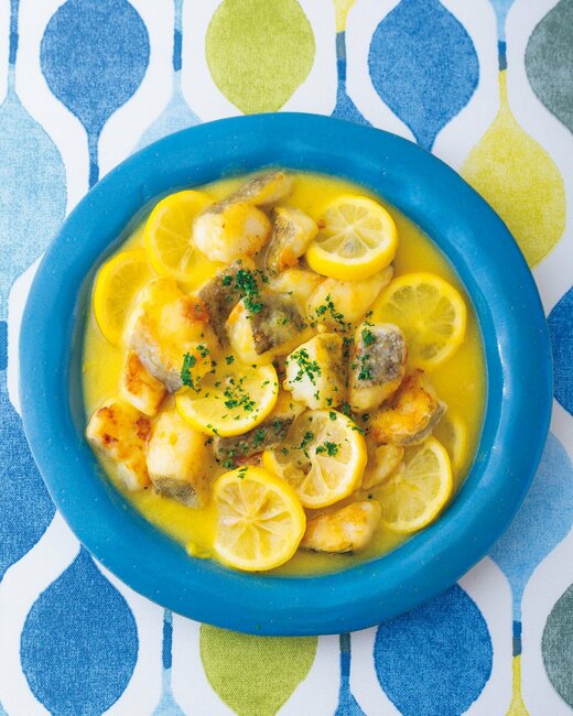 タラのレモンクリーム煮