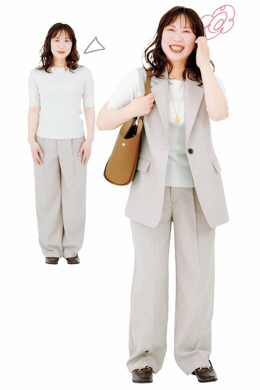 重ね着しないする比較