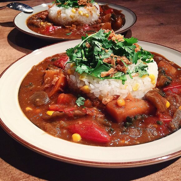 カレーに応用