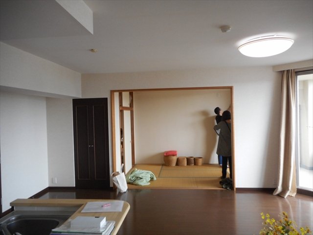 リノベ前のLDと和室