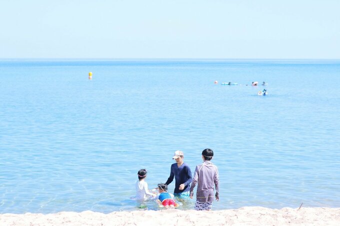 水平線を真っすぐに撮ることが大切なポイント