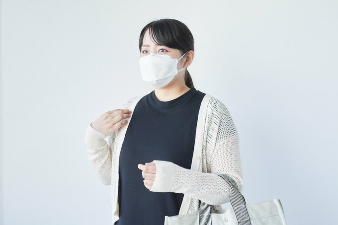 メイクをした女性