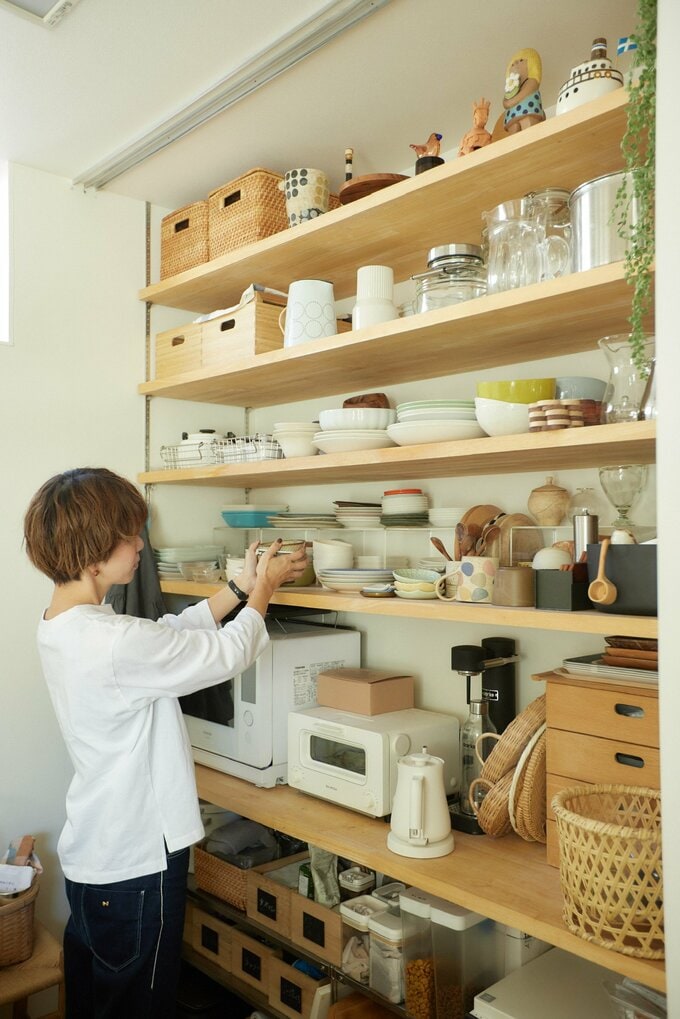 キッチンの背面収納