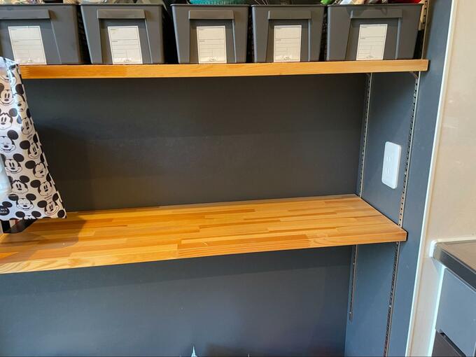 収納棚のコンセント