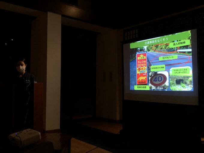 イリオモテヤマネコの学校の様子