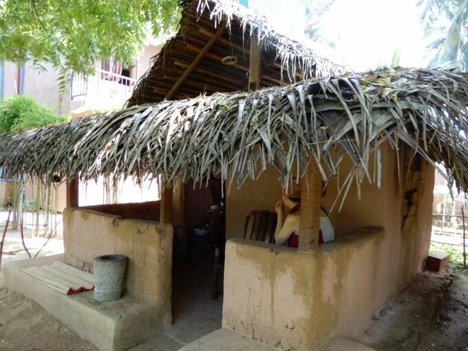 伝統的なスリランカの家屋