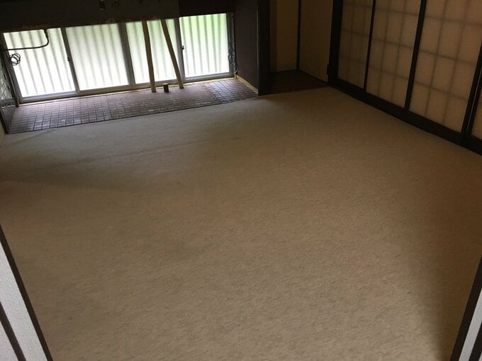 リフォーム前のカーペット