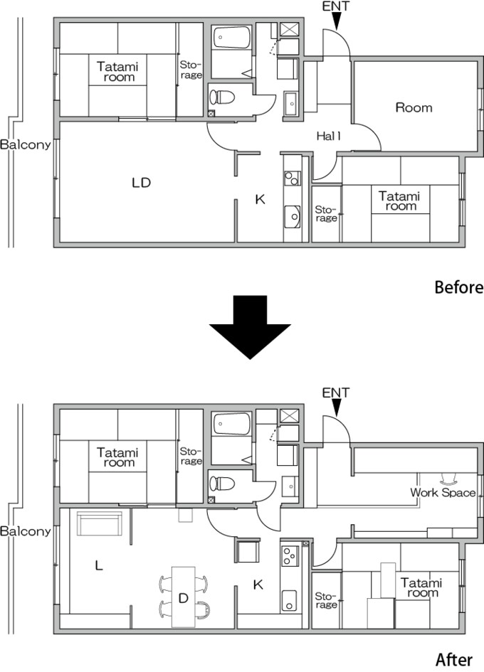 長久保さん宅の間取り