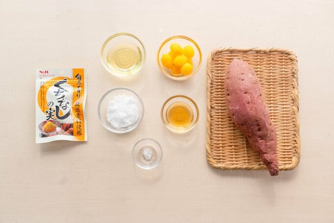 栗きんとんの材料