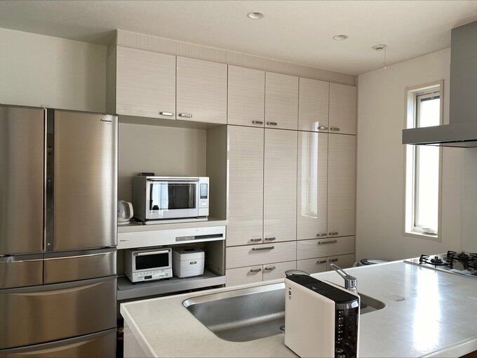 キッチンもすっきり