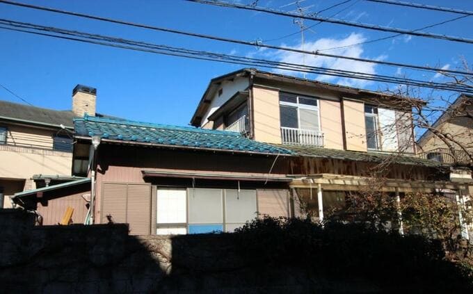 減築前の平屋部分外観