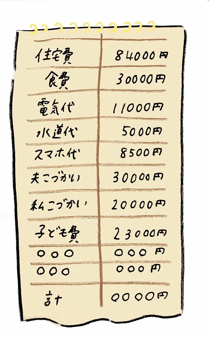 イラスト予定表