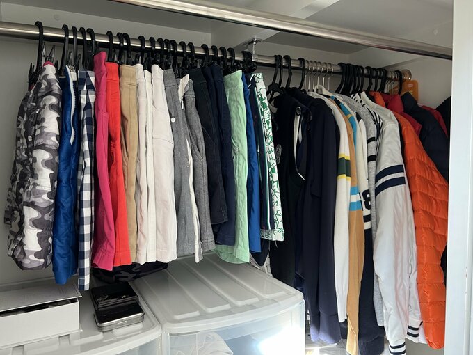 奥様の趣味のゴルフのウエア