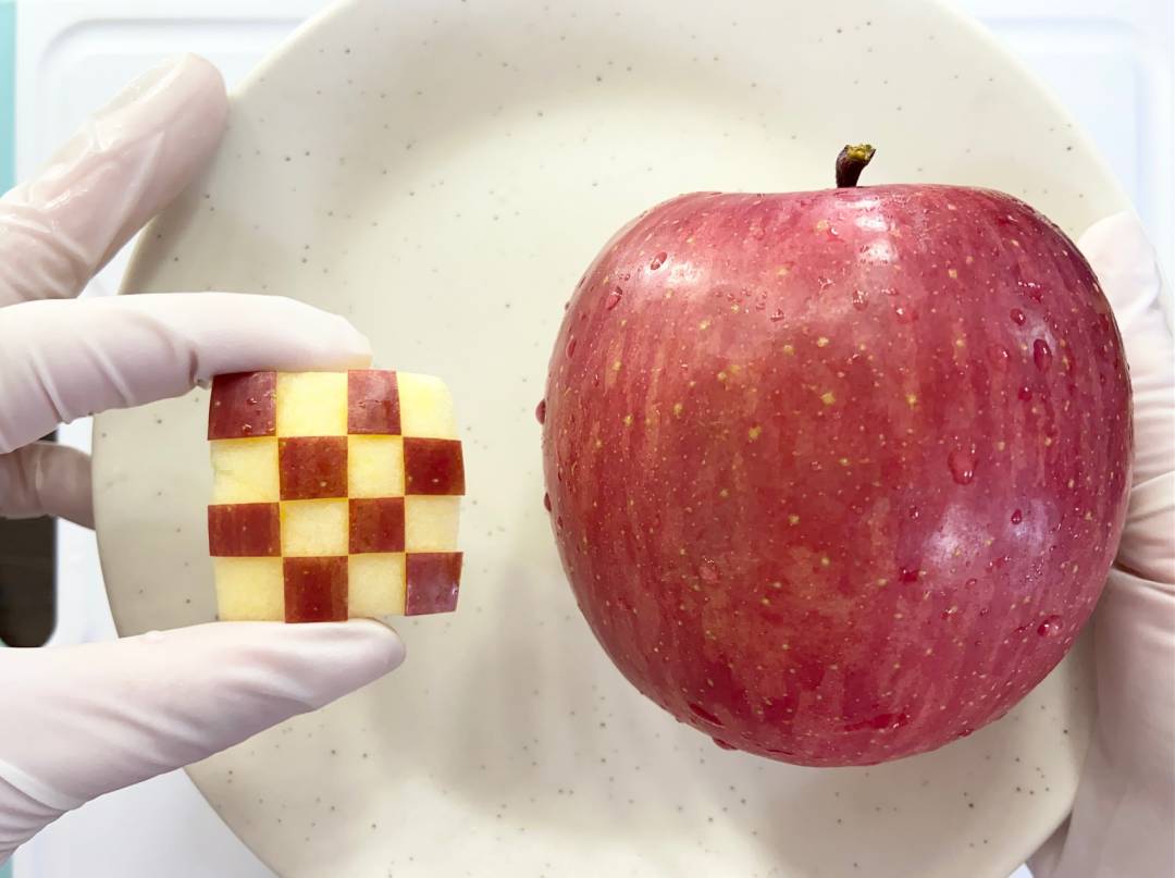 お弁当のリンゴがおしゃれに大変身 2分でできる簡単飾り切り Esseonline エッセ オンライン