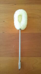 秀なスポンジが狙った狭いところにしっかり届く