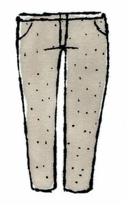 ウール混のパンツ・スカート