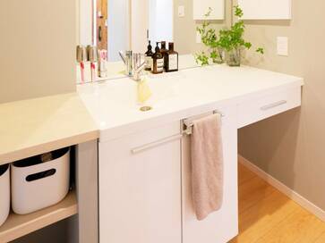 50代夫婦の平屋暮らし。小さな家でも洗面所と脱衣所を分けた理由