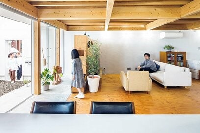 77.5㎡の平屋建て！家族4人が仲よく、のびのび暮らせる仕掛けを詰め込みました