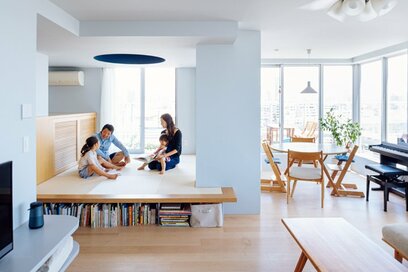 3LDKから1LDKに大胆変身！海と空を感じる「100㎡超え」マンションリノベ