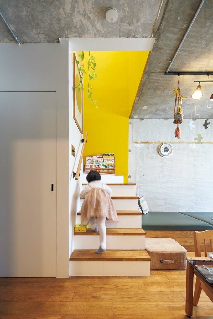 コの字型の階段