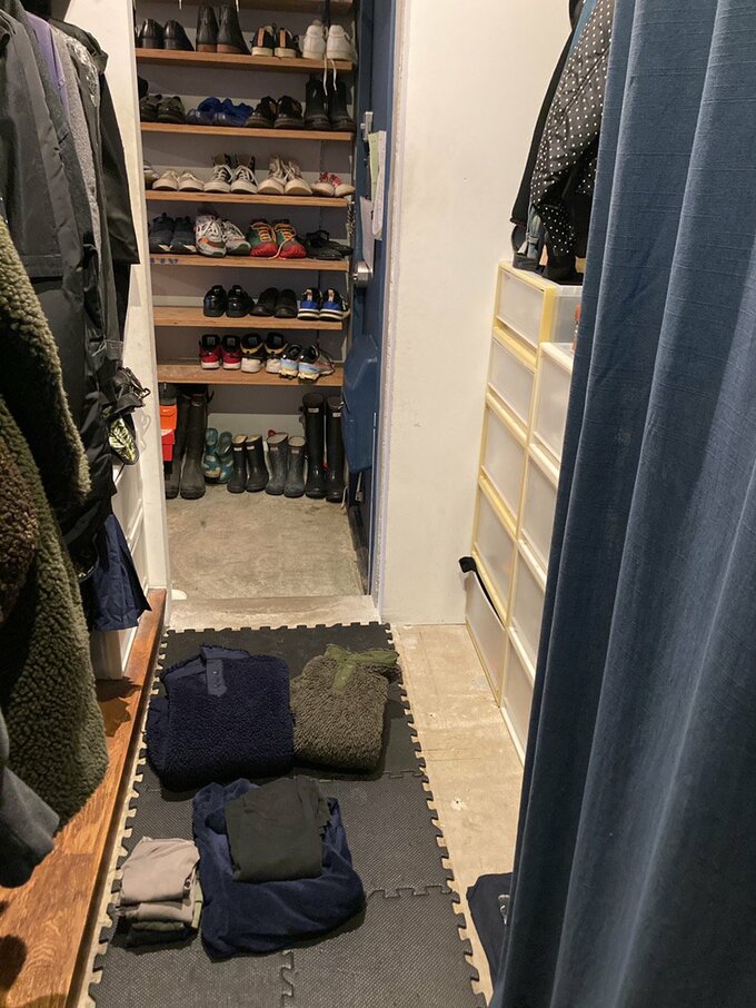 子ども部屋の通路