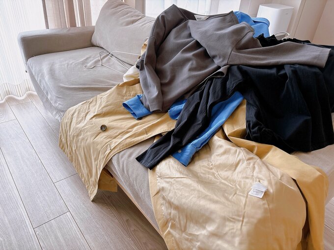 ぐちゃぐちゃの服