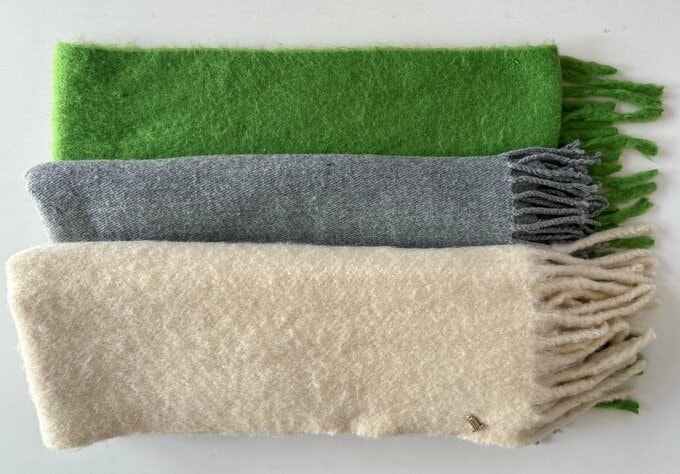 ストールの配色