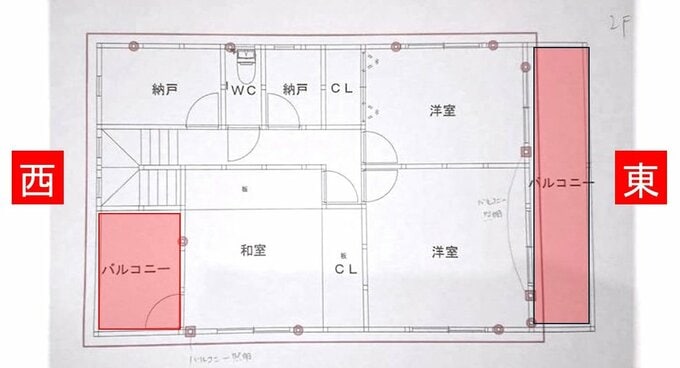 2階の間取り