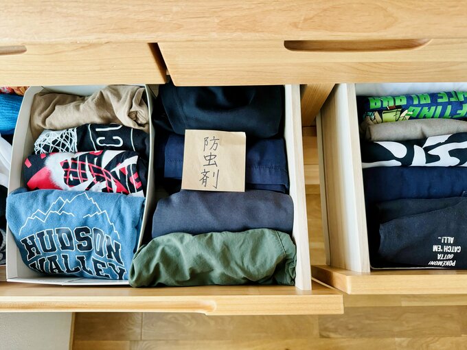 防虫剤を置く場所