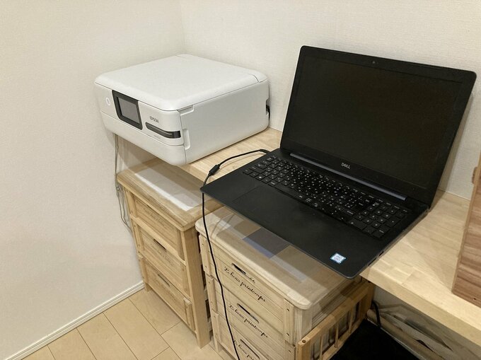 ダイニング後ろのカウンター