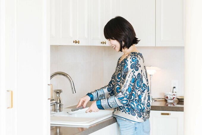 作業中の行正さん