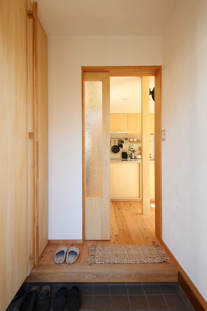 小さな玄関
