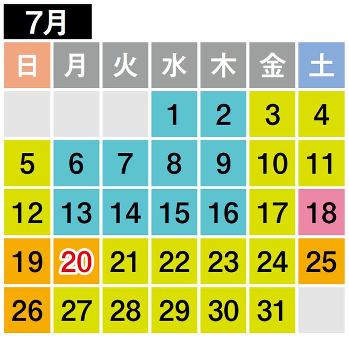 7月