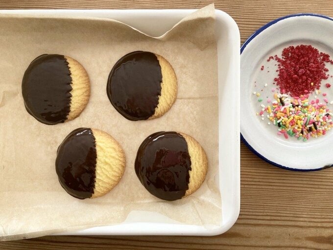 チョコにトッピング