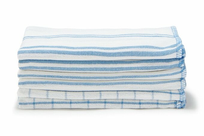 畳まれたふきん