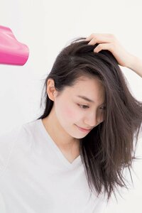 逆サイドから温風を当てる