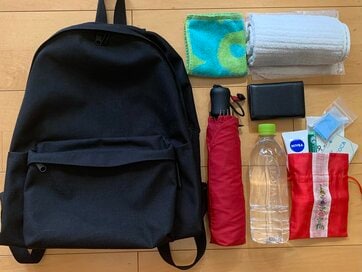 40代・思い立って出かけた「温泉ひとり旅」。日帰りだから荷物も最小限に