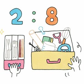 家事をラクにするには、2割のものだけ取り出しやすく収納すれば合格だった！